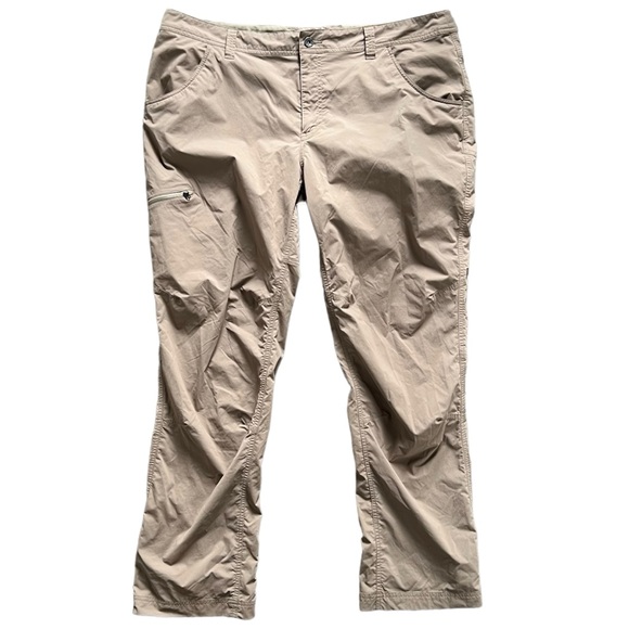 Marmot Men's Nylon Tan Outdoor Cargo Hiking Camping Fishing Pants size 40 - Picture 1 of 12